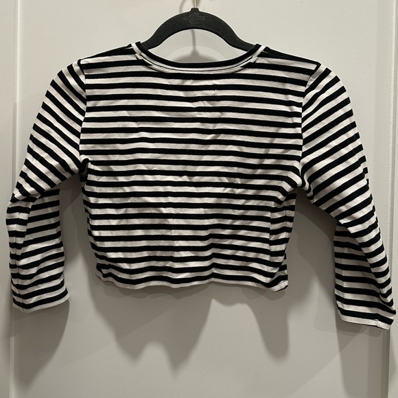 Abercrombie & Fitch Stripped Crop Top - Picture 6 of 8